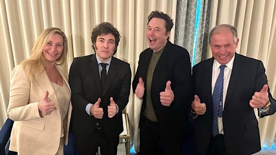 Javier MIlei se reunió nuevamente con el empresario Elon Musk y estuvo acompañado por la secretaria General de la Presidencia, Karina Milei, y el embajador argentino en Estados Unidos, Gerardo Werthein.