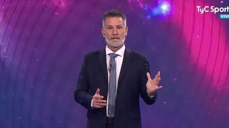 Diego Díaz se burló de la voz de Falcioni y fue muy criticado en las redes sociales. / Gentileza.