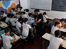 Inicio de clases (imagen ilustrativas). Archivo Los Andes.