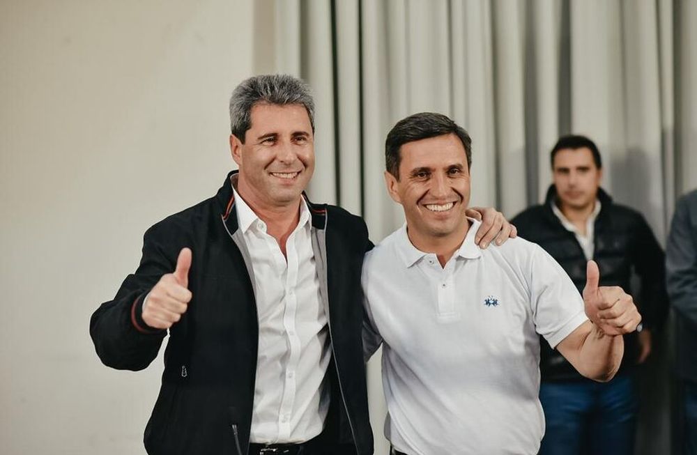 Sergio Uñac y Cristian Andino.