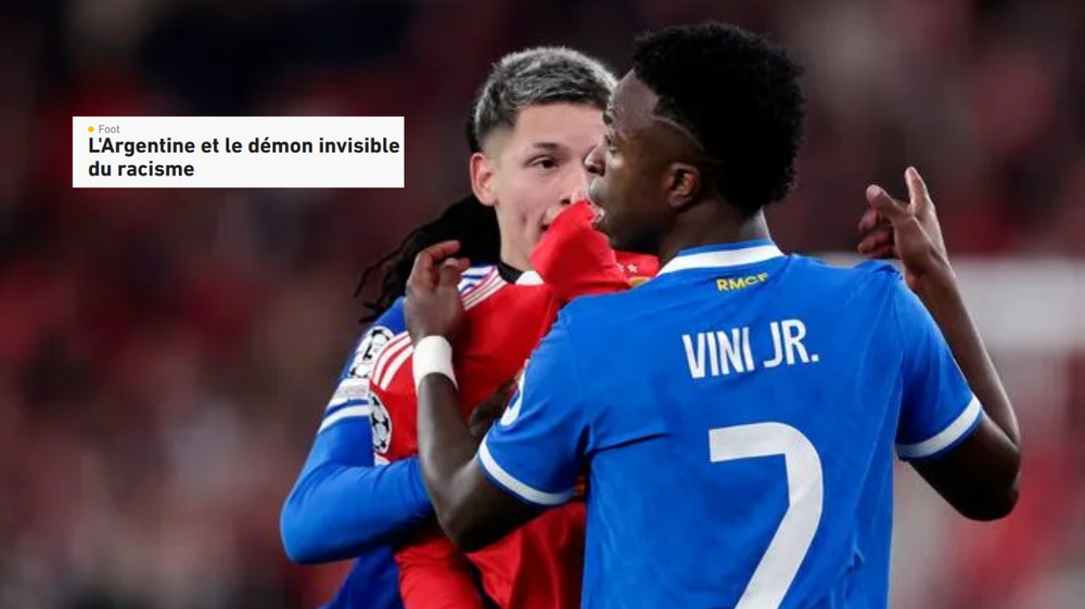 LEquipe calificó al fútbol argentino de racista tras el escándalo Prestianni-Vinícius Jr: Demonio invisible.