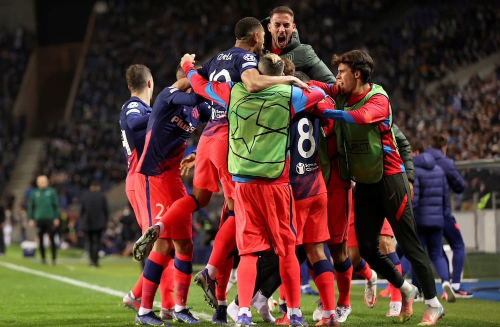 El equipo de Diego Simeone le ganó al Porto 3-1 con goles de Griezmann, Angelito Correa y Rodrigo De Paul / AP.