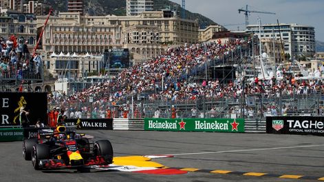 Ricciardo voló hacia la pole en Mónaco