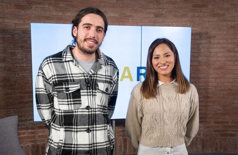 Juan Ignacio y Silvia contaron sus experiencias al “salir al mundo real”. | Foto: Ignacio Blanco / Los Andes
