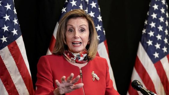 Nancy Pelosi, expresidente de la Cámara Baja del Congreso estadounidense, tercer persona de relevancia en el gobierno luego del presidente y de la vicepresidente.