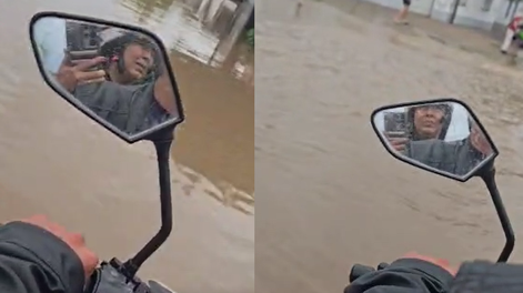 Bahía Blanca está atravesando uno de los temporales más destructivos de su historia | Captura de video&nbsp;