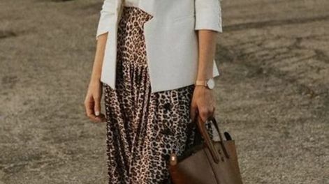 10 formas de usar la falda animal print que es viral en las redes.