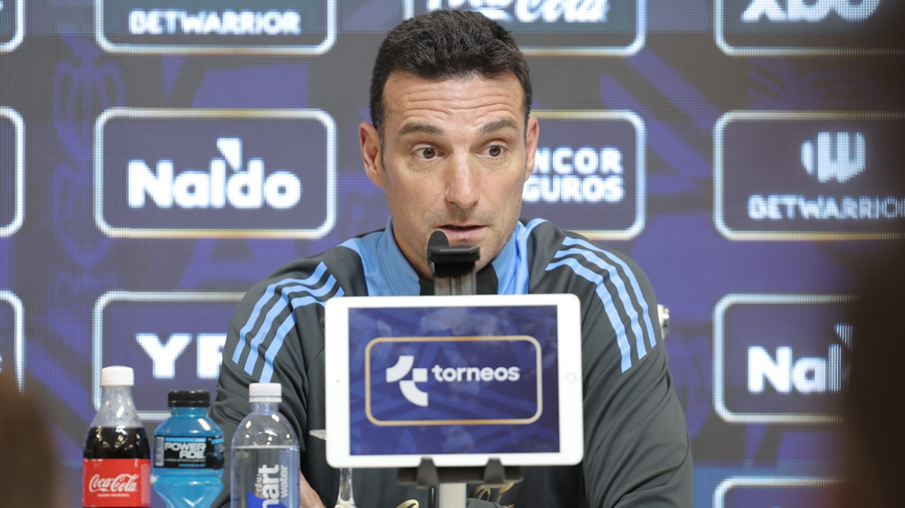Lionel Scaloni, DT de la Selección Argentina.