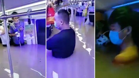 Los Andes | Muchos de los fallecidos por las inundaciones en China fueron personas que estaban atrapadas en el metro de la ciudad más afectada.