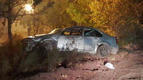 Vuelco en Junín. Gentileza Ministerio de Seguridad