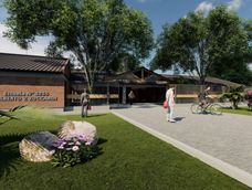 Cómo se verá el colegio Alberto Victorio Zuccardi, que tendrá la modalidad de Tecnicatura en Enología y Turismo.