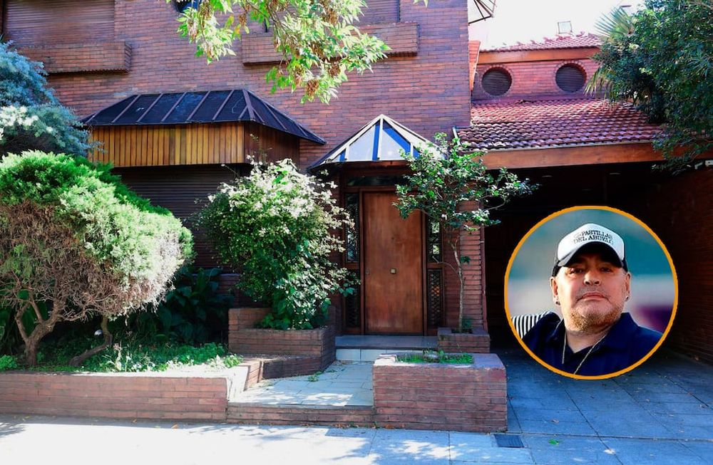 Entre los bienes a subastar se encuentra la casa de Villa Devoto que Diego le regaló a sus padres,