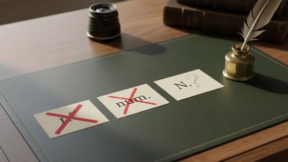 ni n° ni num: como se escribe la abreviatura de numero segun la rae