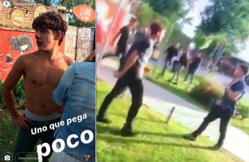 Video: los rugbiers Alejo Milanesi y Lucas Pertossi golpearon a otro chico un año antes