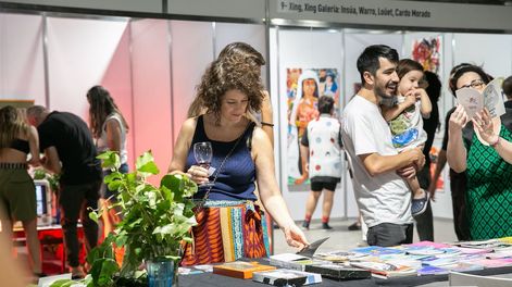 El arte local se lució en la Feria “Aire”