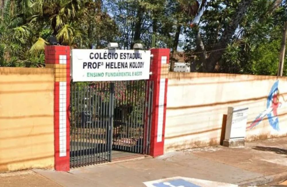 El hecho ocurrió en un centro educativo de la región metropolitana de Londrina. Gentileza: Criterio Hidalgo.
