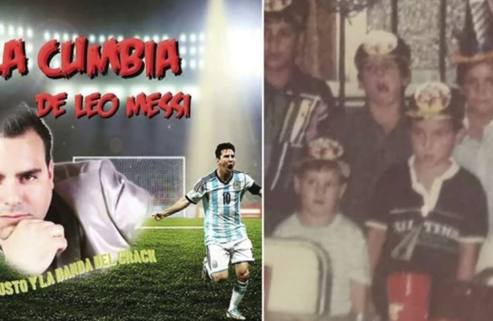 Augusto, el amigo de la infancia de Messi que le hizo una cumbia