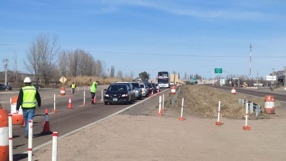 Desvíos en el Acceso Sur.