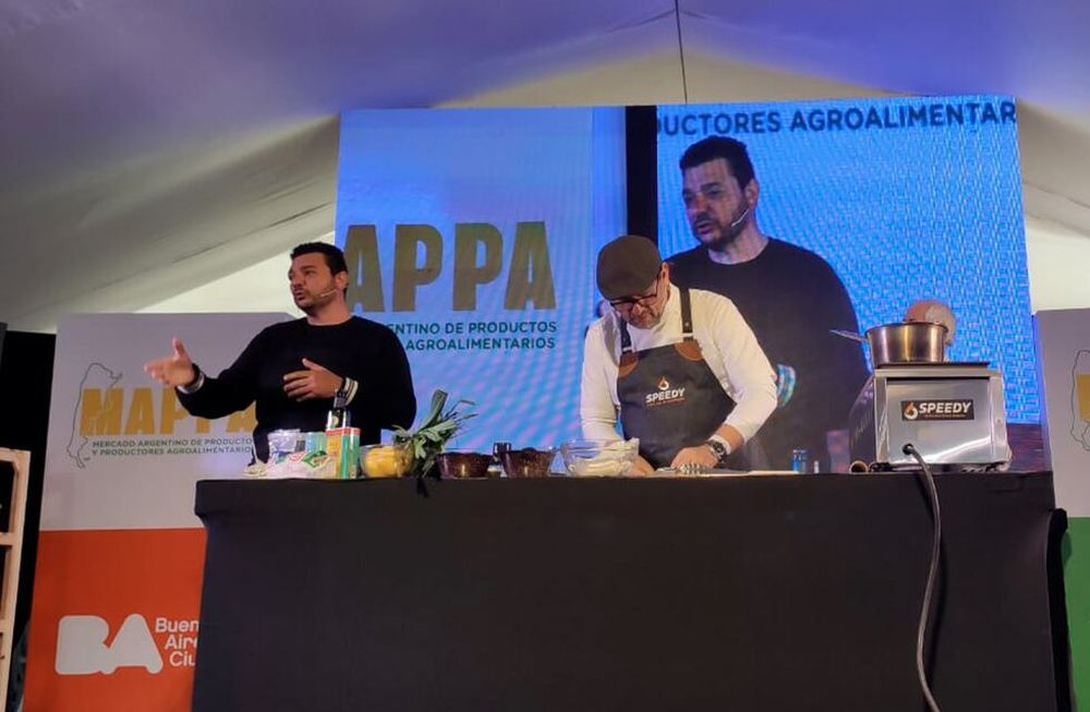 Según destacaron desde la organización del encuentro, toda la oferta gastronómica fue 100% realizada con productos del mercado nacional. Foto: Gentileza