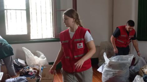 Por y para los que menos tienen y más necesitan: así es el trabajo de la Cruz Roja en Argentina. Foto: Gentileza Crus Roja Mendoza