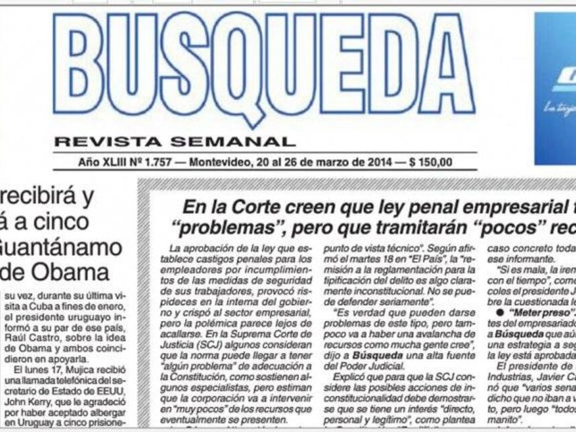 SIP condena amenaza a semanario uruguayo