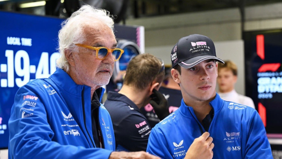 Flavio Briatore y Franco Colapinto