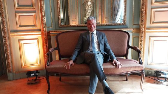 Hervé Bernie Scott, en la embajada francesa en Buenos Aires. (Javier Ferreyra/ LVI).