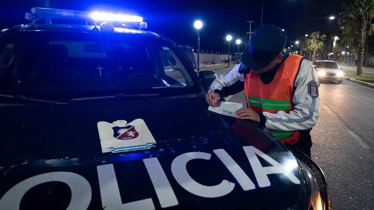 Dos conductores con alcoholemia positiva en un lugar con mucho tránsito en San Martín