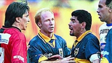 El Colo Mac Allister jugó en Boca con Maradona en la temporada 1995-1996. / Gentileza.