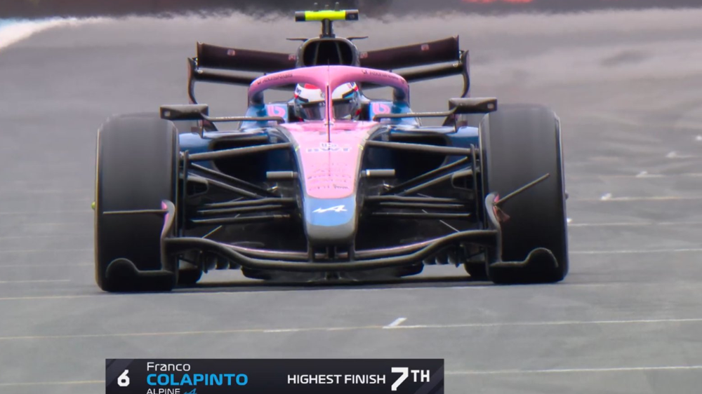 Franco Colapinto consiguió una posición histórica en el Gran Premio de Canadá.