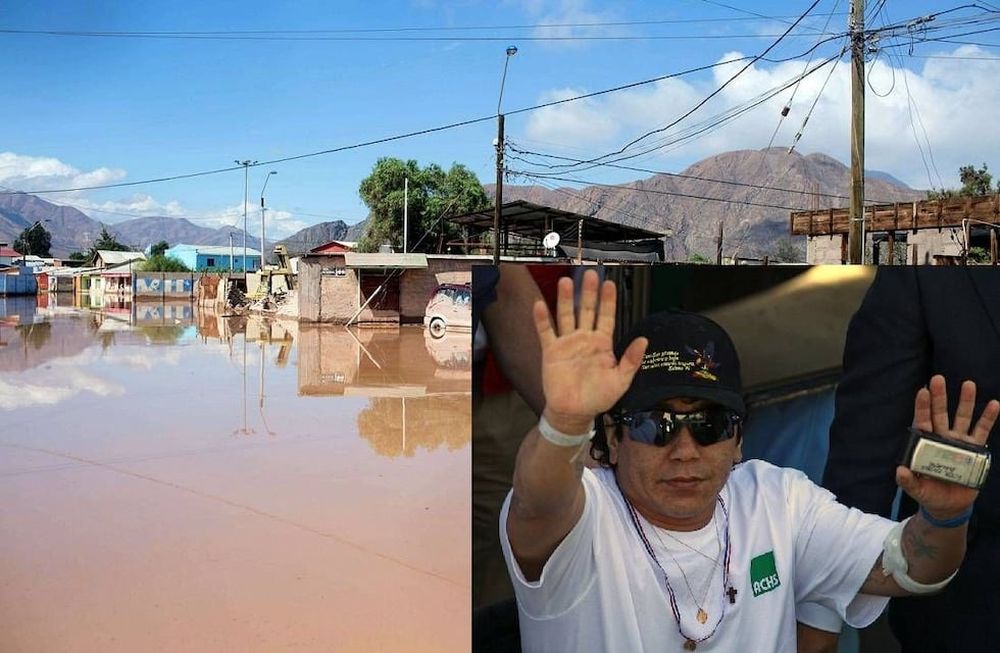 Uno de los 33 mineros chilenos perdió su casa por las inundaciones