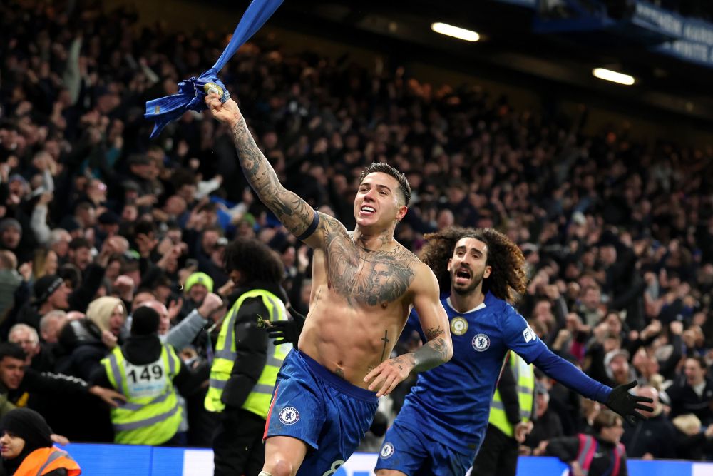 Enzo Fernández, figura en el Chelsea de Inglaterra