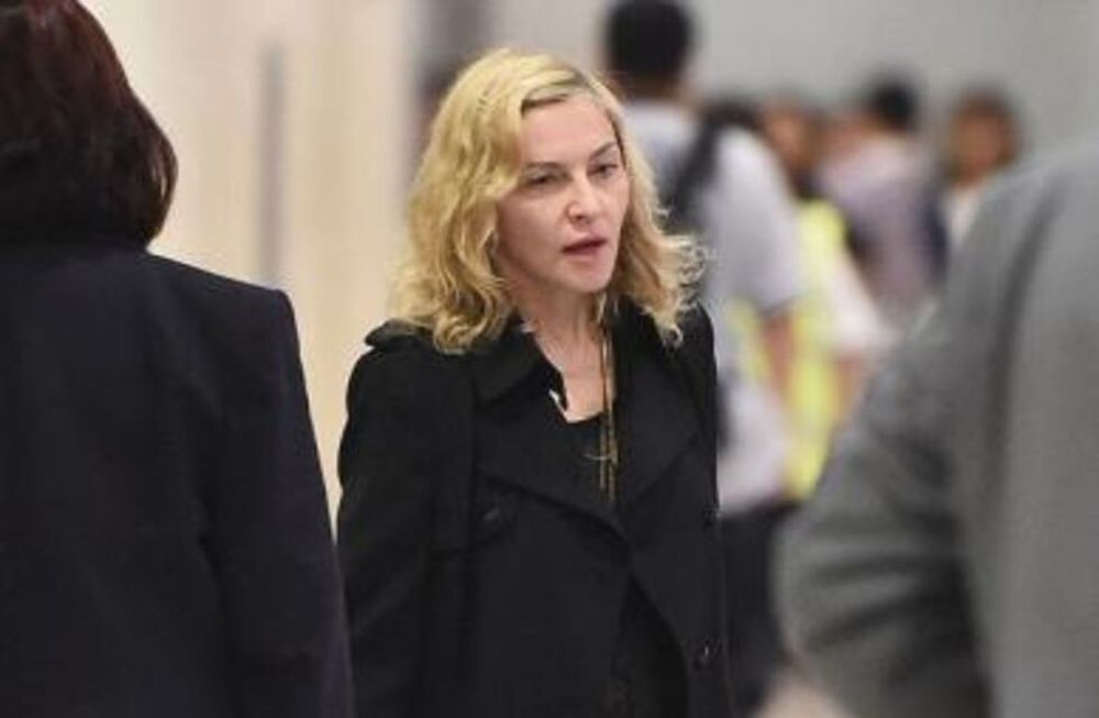 Madonna sin maquillaje y en pantuflas, diosa total