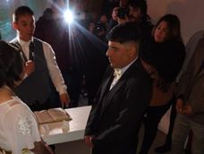 Una boda solidaria emociona a Neuquén: pareja en situación de calle se casó en un parador nocturno. &nbsp;
