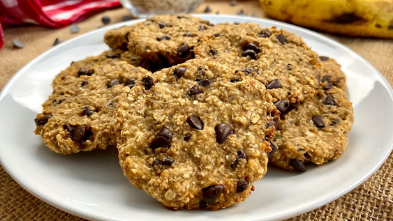 Recetas fáciles: cookies de avena y banana,