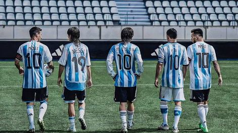 Un Lionel Messi por cada Mundial en la nueva publicidad de Adidas (Prensa Adidas)