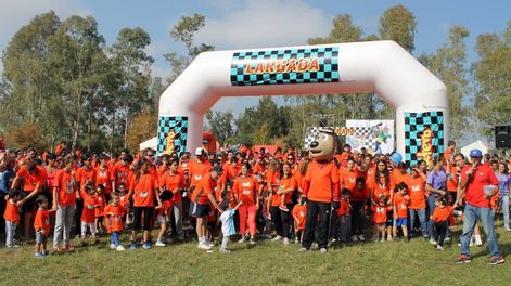 Diversión en familia en la Maratón de Tintero