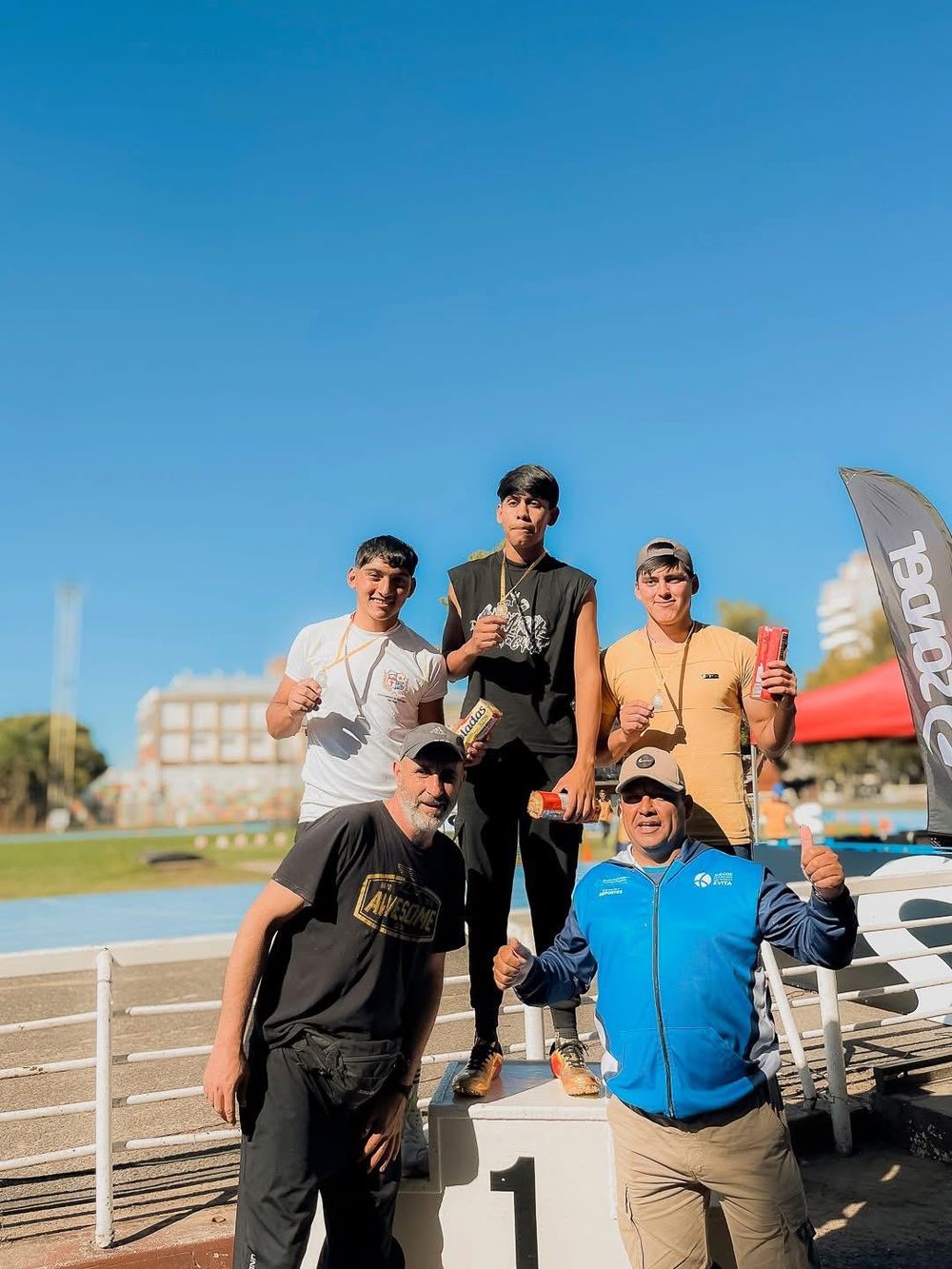 Les athlètes de Tupungato ont terminé sur le podium du tournoi national U20.