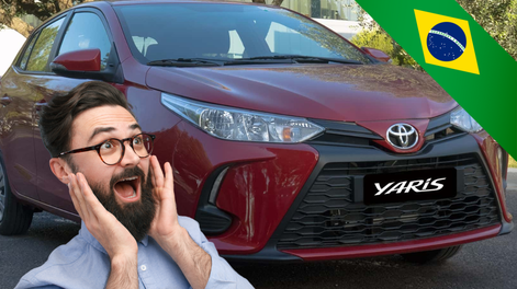 El precio del Toyota Yaris en Brasil.