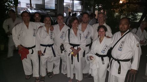 Equipo de karate de la UNCuyo se perfecciona en Japón