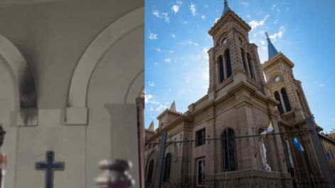 El hecho se produjo el último domingo en momentos en que se celebraba la misa de las 20 en la iglesia Nuestra Señora de La Merced. Foto: Web