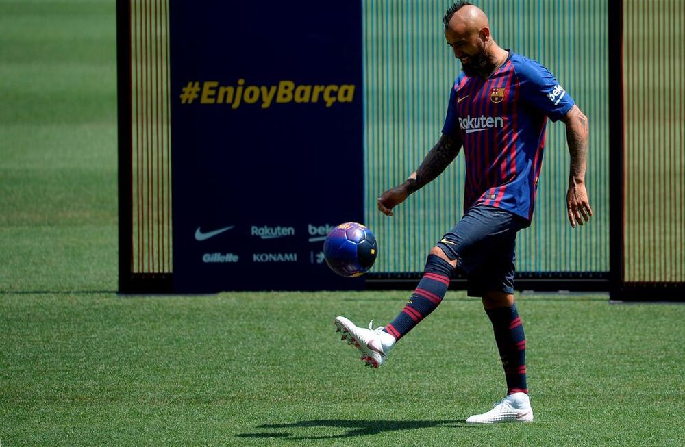 Arturo Vidal, en Barcelona: Estoy muy feliz de estar en el mejor equipo del mundo