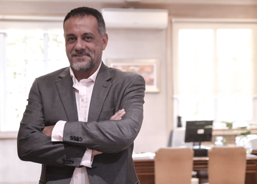 Santiago P&eacute;rez Araujo, director de la Bolsa de Comercio de Mendoza. Foto: Ramiro Gomez