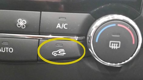 para que sirve el boton de recirculacion de aire del auto: quizas lo estas usando mal