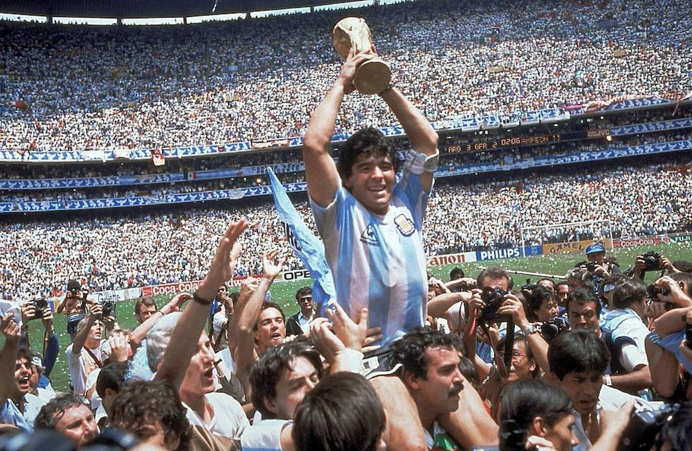 La imagen del 10 en México 86; la imagen definitiva.