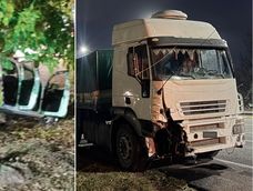 Camión embistió a un móvil de Tránsito Municipal que trabajaba en el Acceso Sur: tres heridos Camión embistió a un móvil de Tránsito Municipal que trabajaba en el Acceso Sur: tres heridos