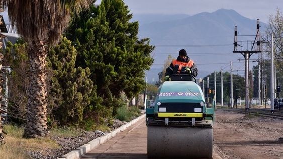 Avanzan las obras que mejorarán la conexión entre Godoy Cruz y Guaymallén
