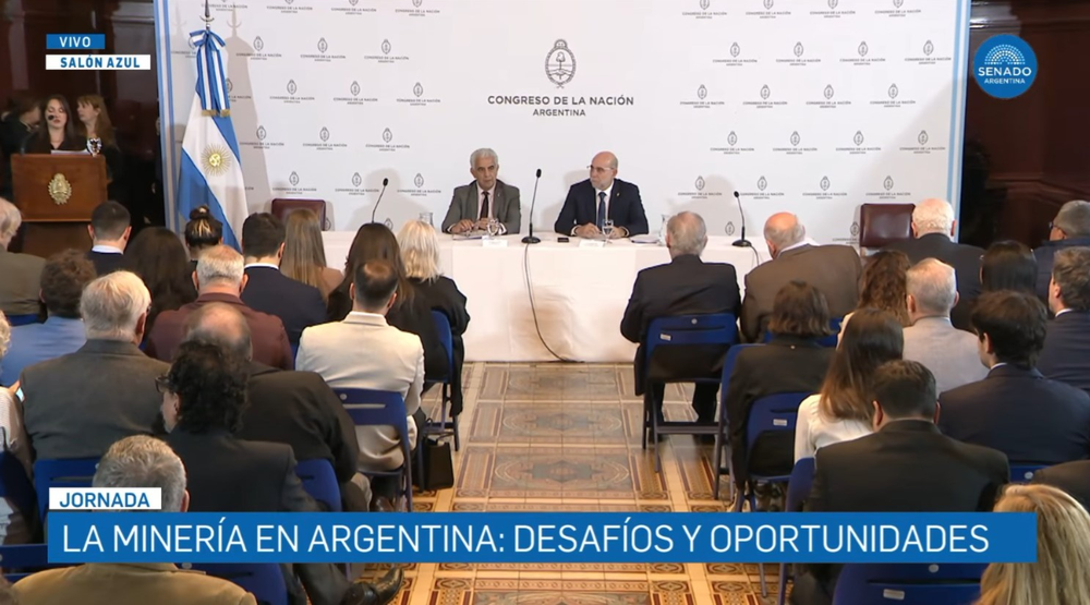 Seguí en vivo la sesión en Senadores: «La Minería en Argentina: desafíos y oportunidades»