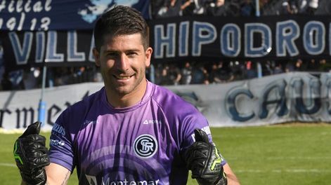 El portero Cristian Aracena, no será tenido en cuenta en la Lepra. /Orlando Pelichotti (Los Andes)