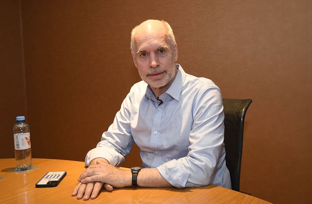 Horacio Rodríguez Larreta actual jefe de Gobierno de la Ciudad Autónoma de Buenos Aires visitando la provincia de Mendoza Foto: José Gutierrez / Los Andes